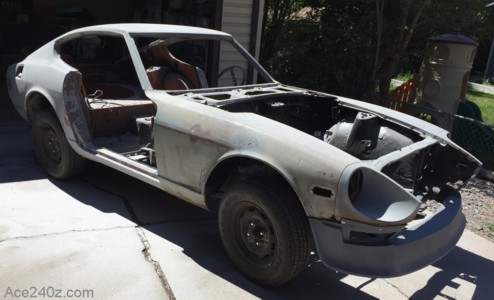 240z Ready for Paint